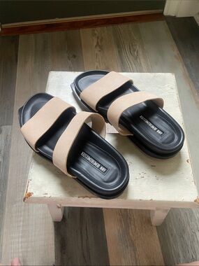 Ann Demeulemeester | Shoes | Ann Demuelemeester Tan Lace Up Sandal